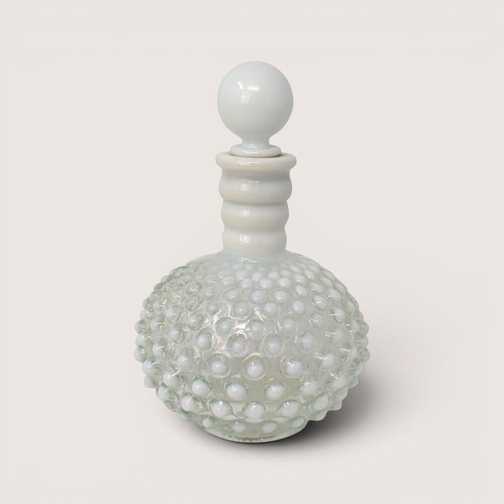 1950s Wrisley Fenton Opalescent Glass Cologne Bottle
